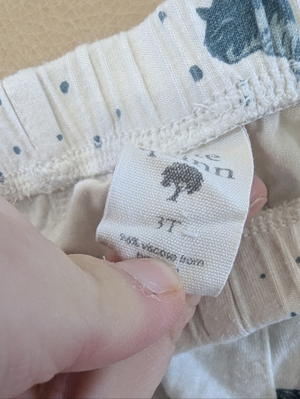 Bundle of Kate Quinn Organics Classic Panda Interlock Pants Size 3t - Picture 5 of 9